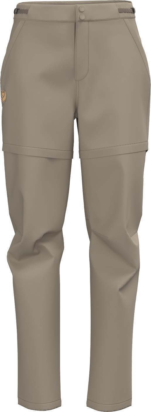 Abisko Hike Zip-Off Trousers, Reg - Womens - Fossil 1