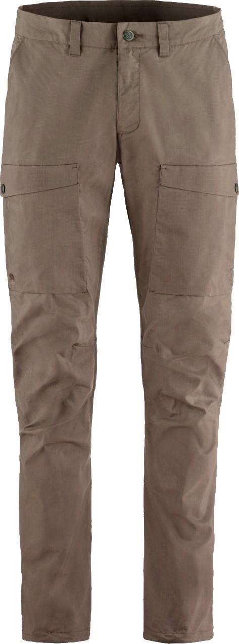 Abisko Hybrid Trail Trousers, Long - Mens - suede brown 1