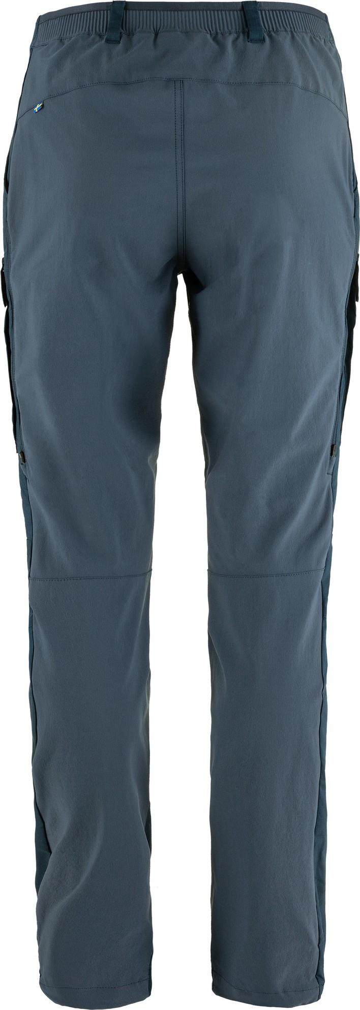 Abisko Hybrid Trail Trousers, Long - Womens - navy 1