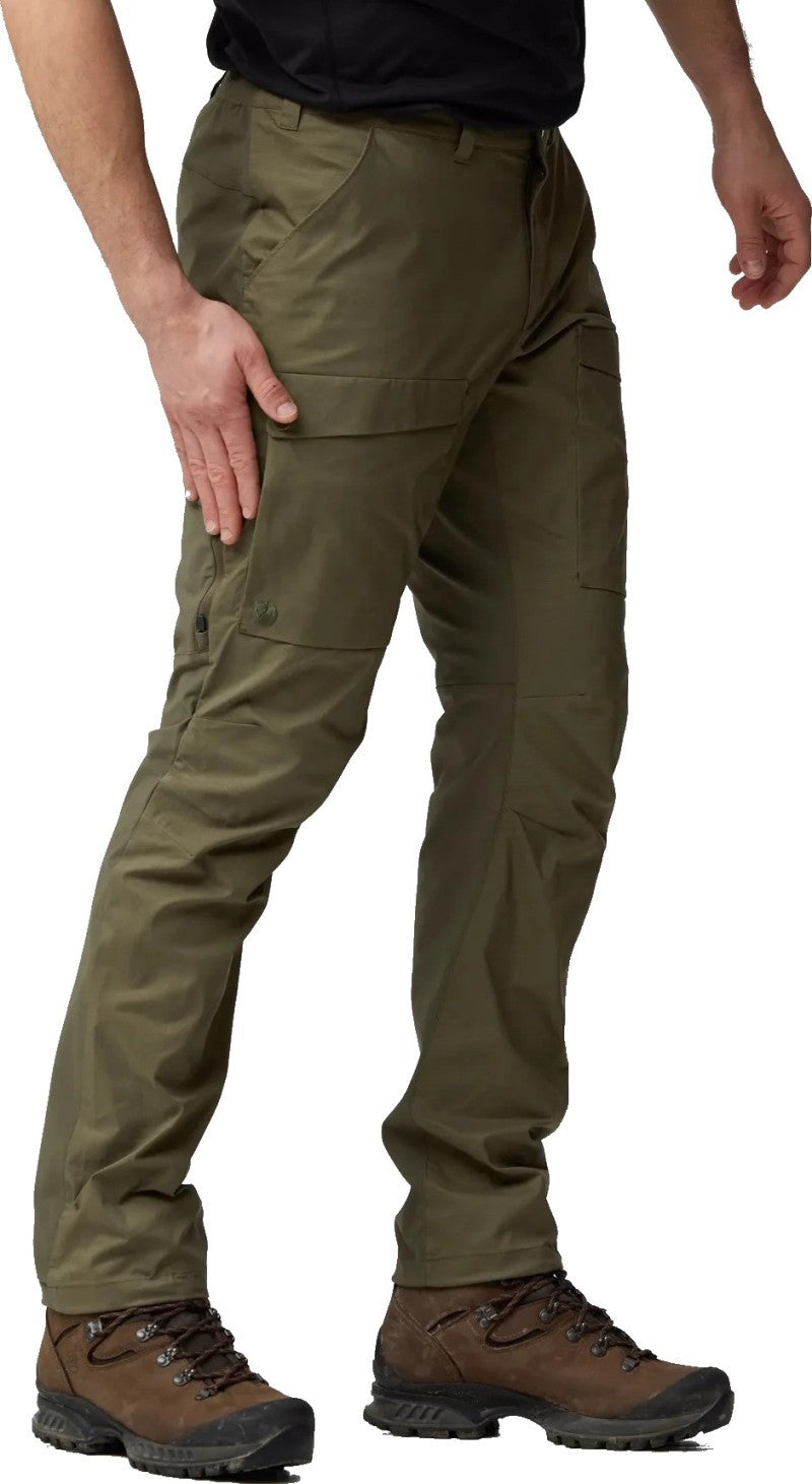 Abisko Hybrid Trail Trousers, Reg - Mens - laurel green 1