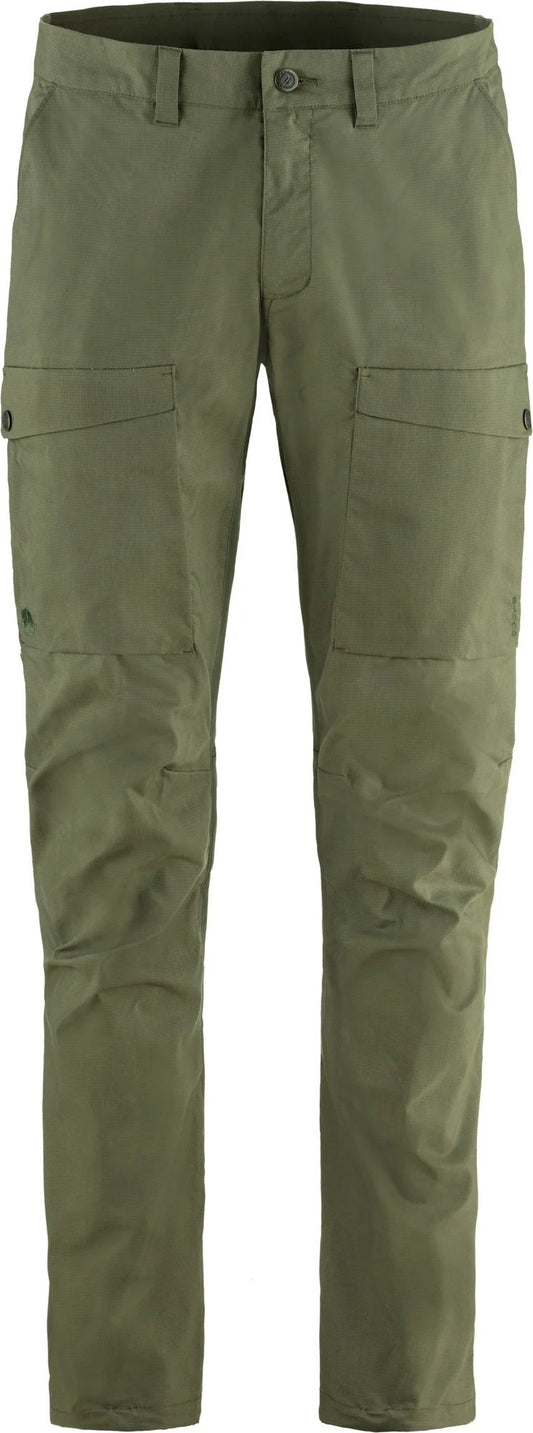 Abisko Hybrid Trail Trousers, Short - Mens - laurel green 1