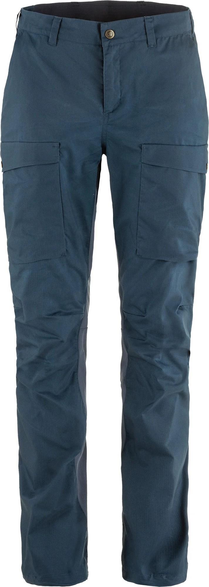 Abisko Hybrid Trail Trousers, Short - Womens - navy 1