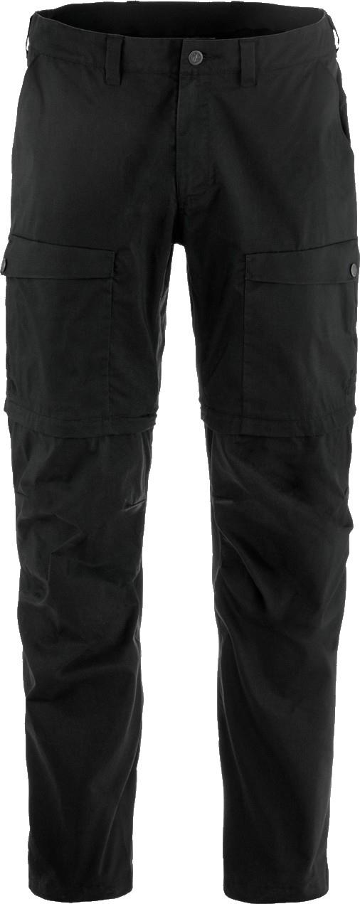 Abisko Hybrid Trail Trousers Zip-Off, Long - Mens - black 1
