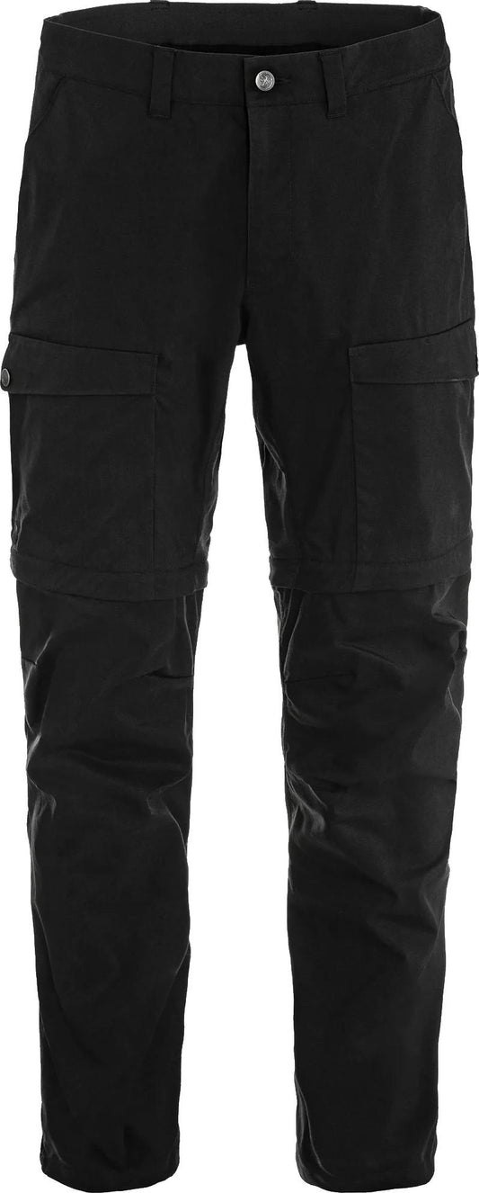 Abisko Hybrid Trail Trousers Zip-Off, Reg - Mens - black 1