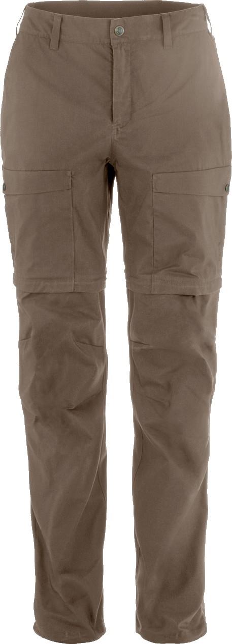 Abisko Hybrid Trail Trousers Zip-Off, Short - Womens - suede brown 1