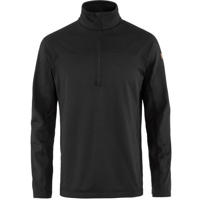 Abisko Lite Fleece Half Zip - Mens - Black 1