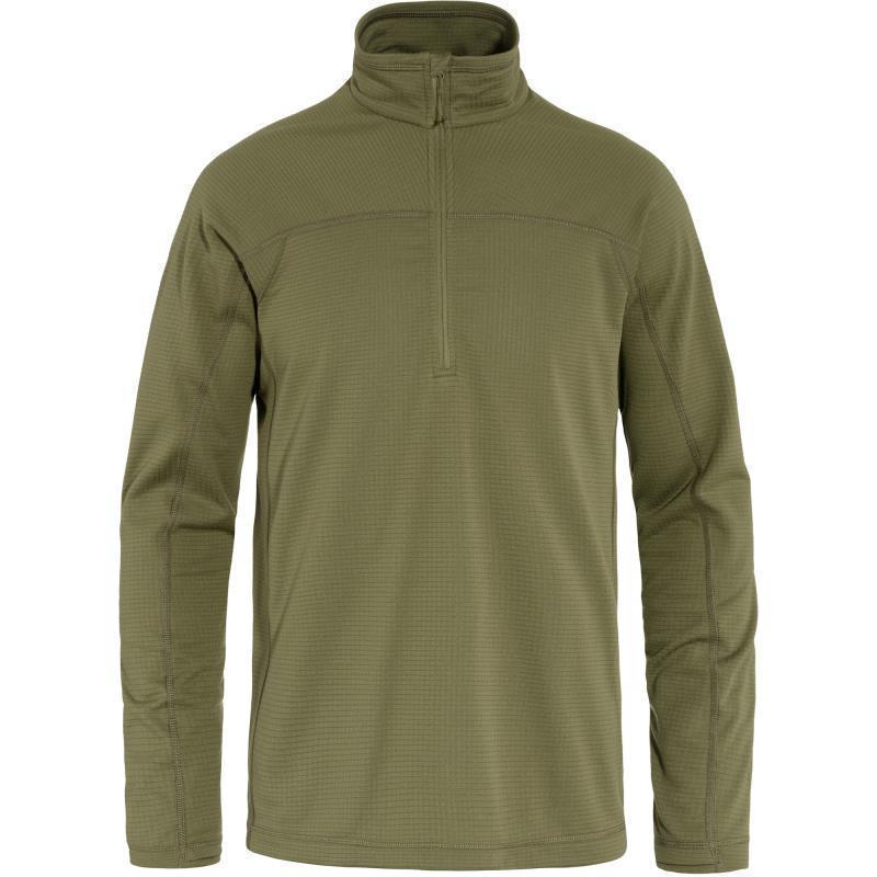 Abisko Lite Fleece Half Zip - Mens - Green 1
