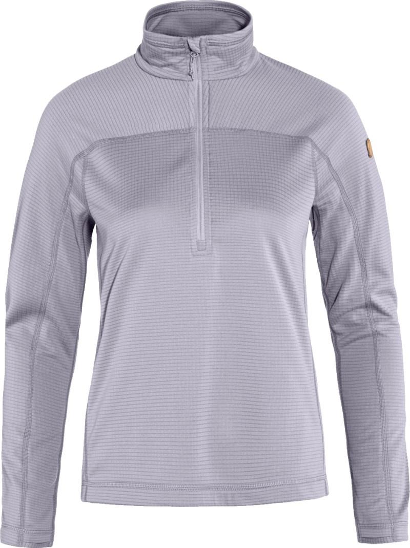 Abisko Lite Fleece Half Zip - Womens - lavender mist 1