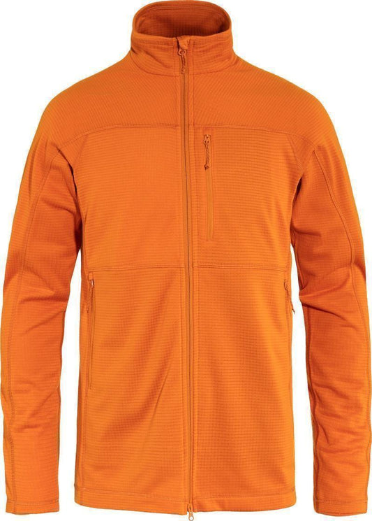 Abisko Lite Fleece Jacket - Mens - sunset orange 1