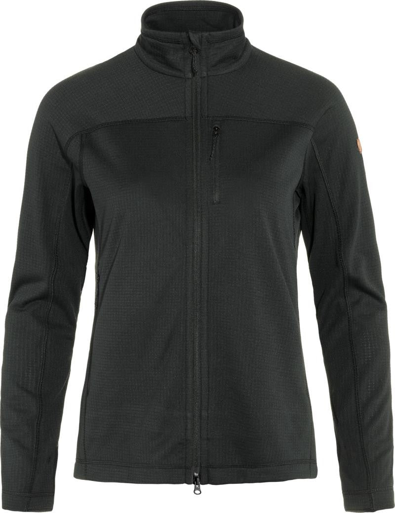 Abisko Lite Fleece Jacket - Womens - black 1