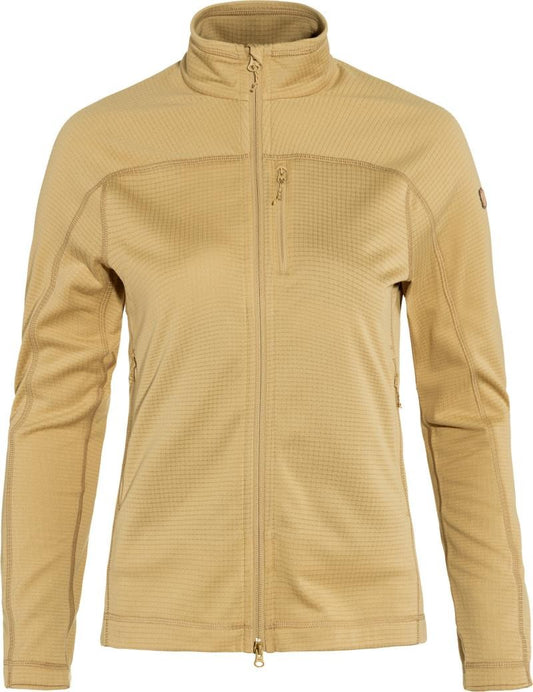 Abisko Lite Fleece Jacket - Womens - dune beige 1