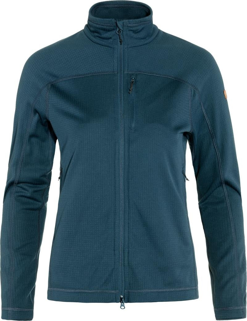 Abisko Lite Fleece Jacket - Womens - indigo blue 1
