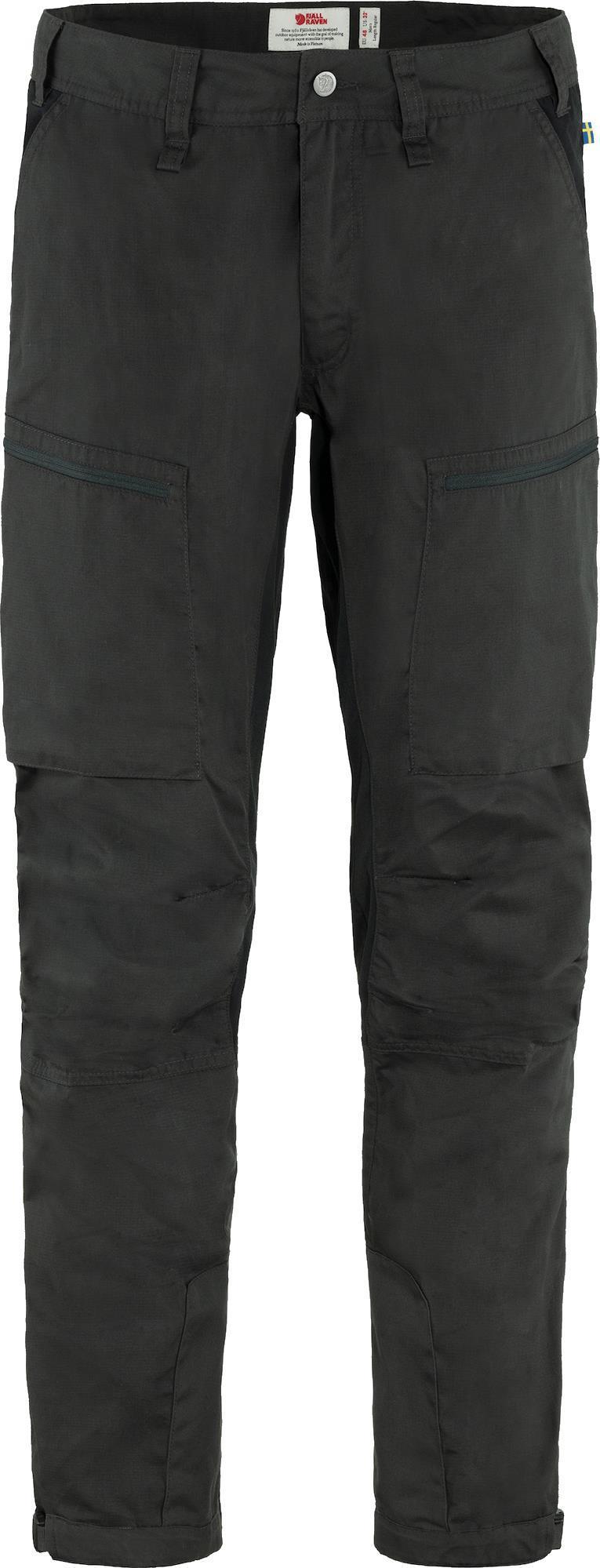 Abisko Lite Trekking Trousers, Reg - Mens - Dark Grey 1