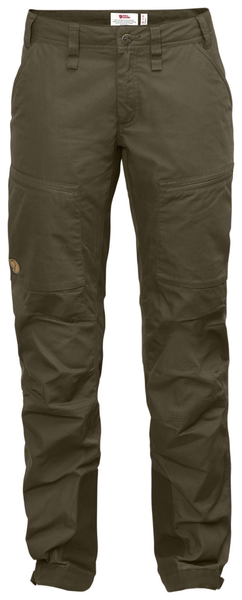 Abisko Lite Trekking Trousers, Reg - Womens - Dark Olive 1
