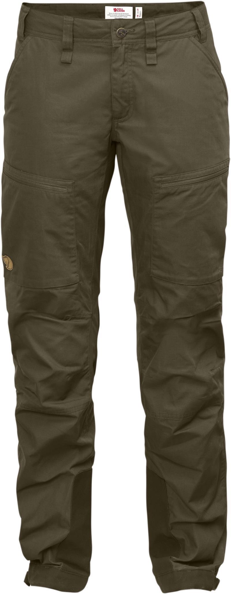 Abisko Lite Trekking Trousers, Reg - Womens - Dark Olive / Dark Olive 1