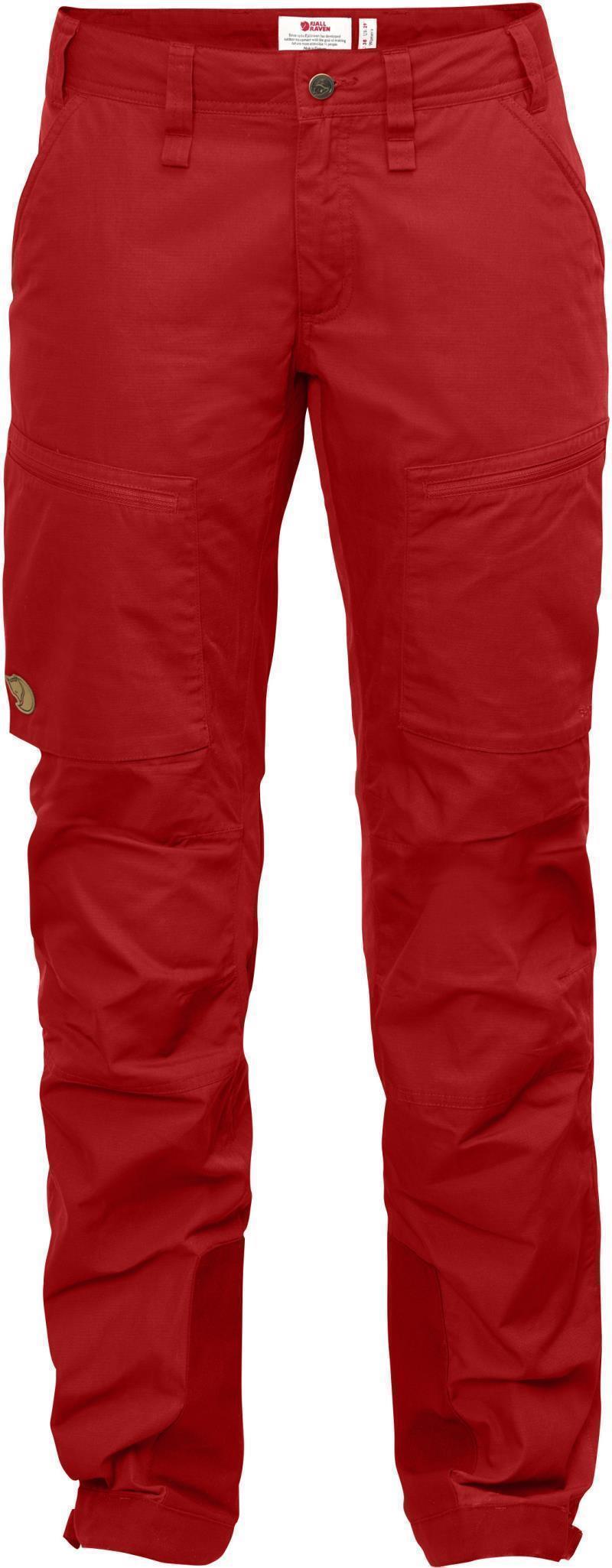 Abisko Lite Trekking Trousers, Reg - Womens - Red 1