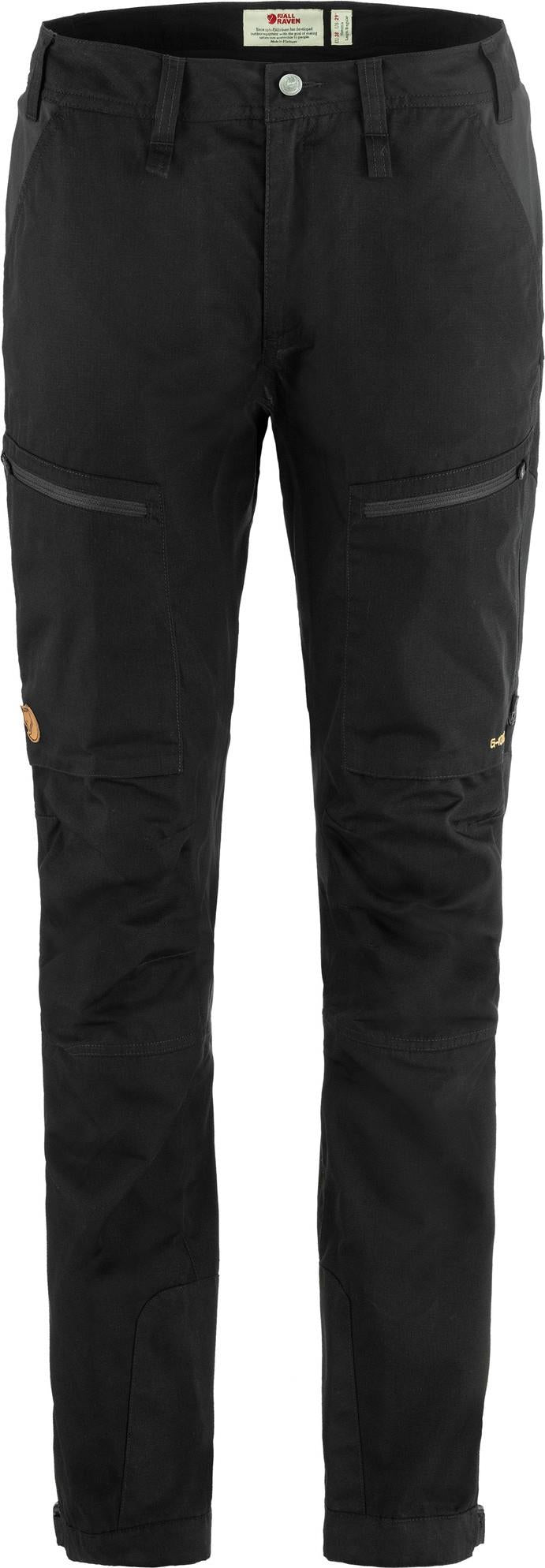 Abisko Lite Trekking Trousers, Reg - Womens - black 1