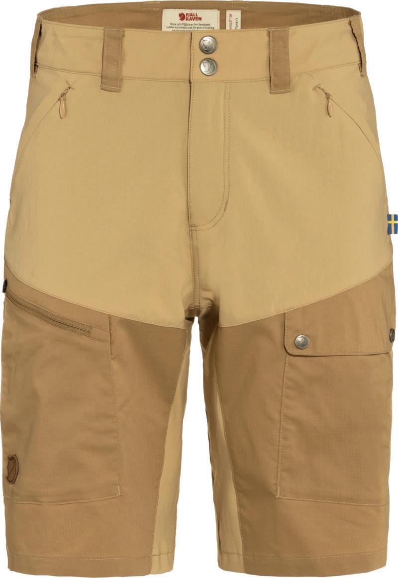 Abisko Midsummer Shorts - Womens - Dune Beige / Buckwheat Brown 1