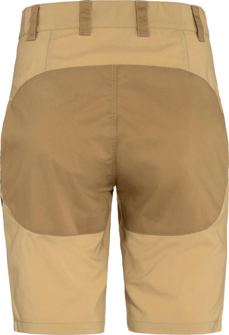 Abisko Midsummer Shorts - Womens - Dune Beige / Buckwheat Brown 2