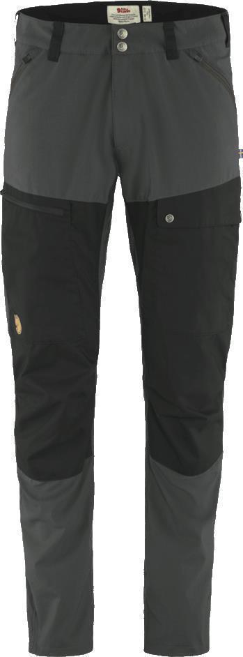 Abisko Midsummer Trousers, Long - Mens - Dark Grey / Black 1