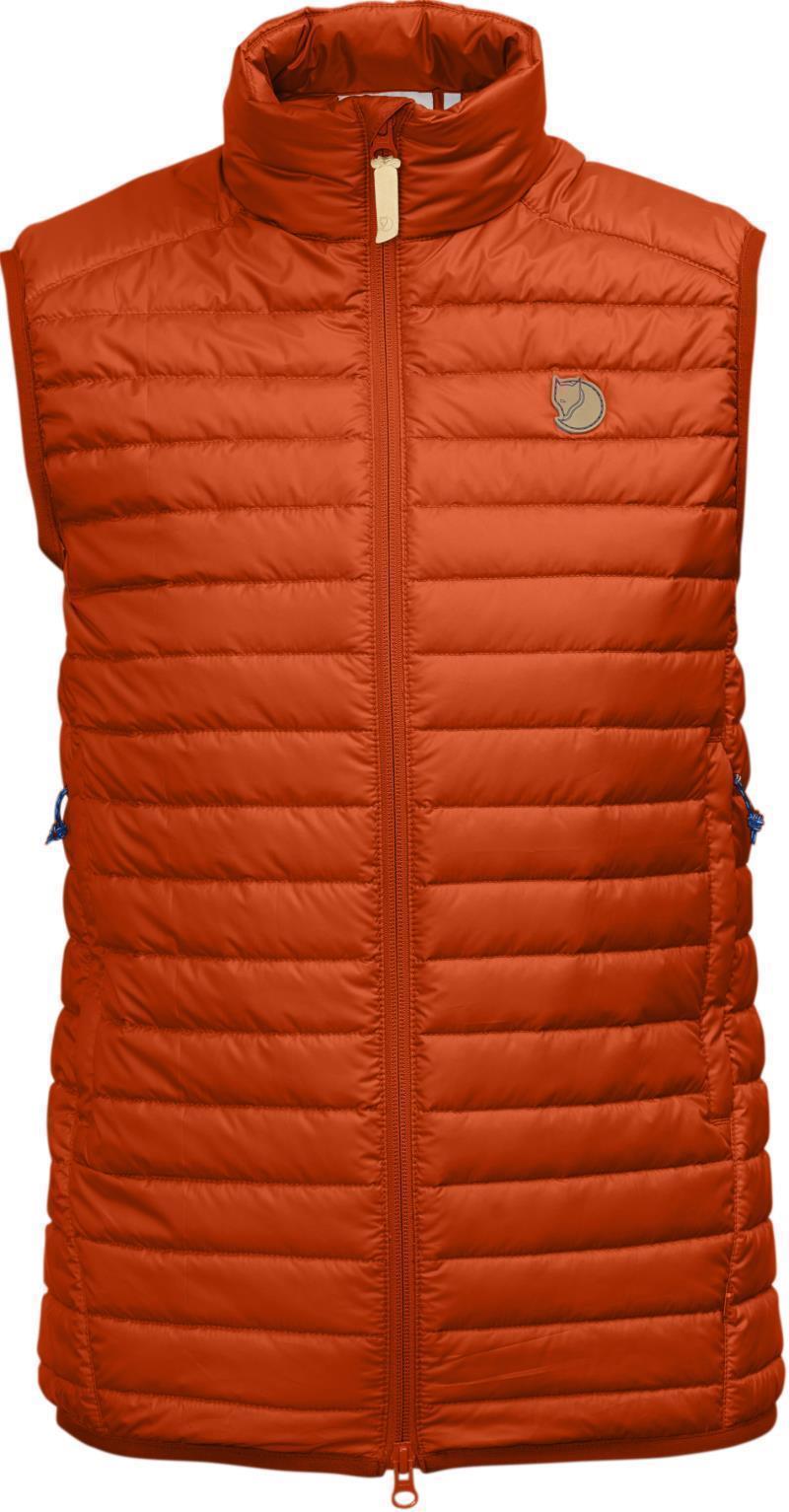 Abisko Padded Vest - Womens - Flame Orange 1
