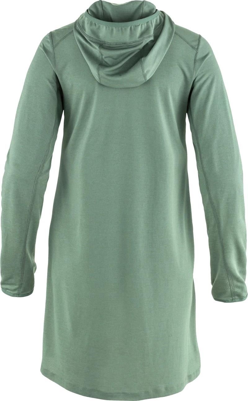 Abisko Sun-Hoodie Dress - patina green 1