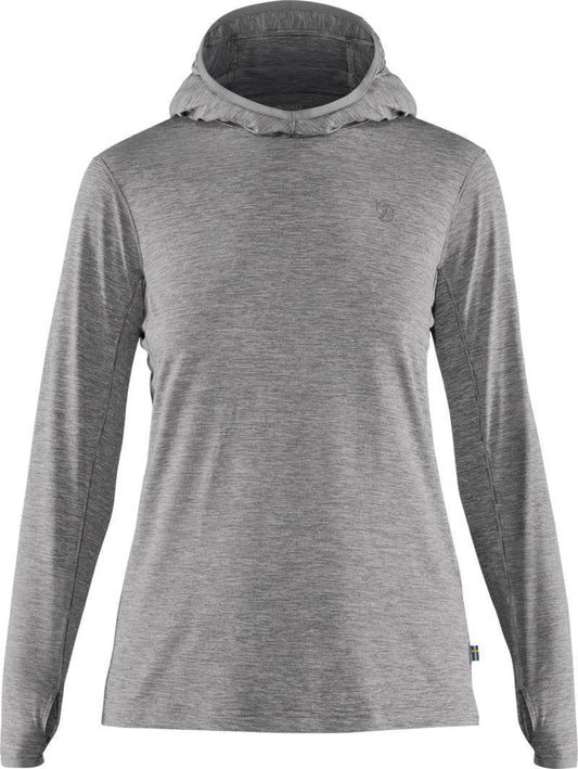 Abisko Sun-Hoodie - Womens - Shark Grey 1