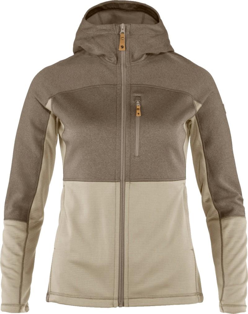 Abisko Trail Fleece - Womens - fossil / suede brown 1