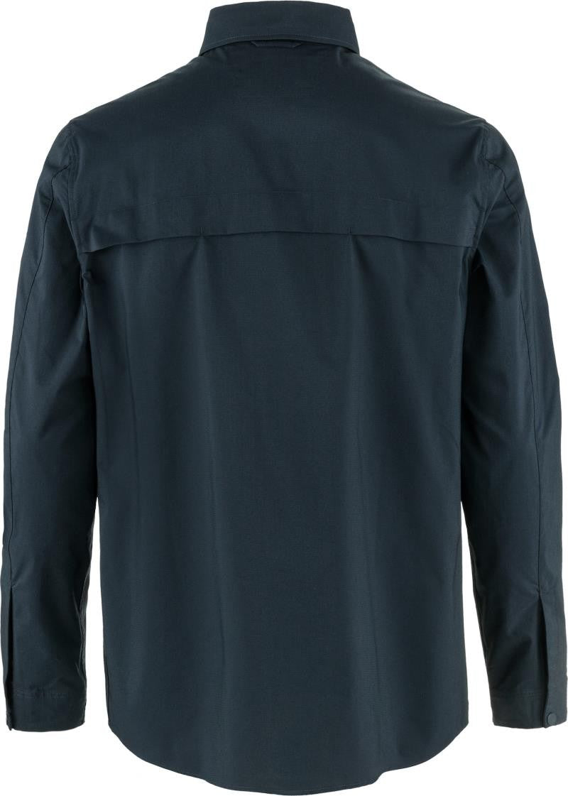 Abisko Trail Shirt LS - Mens - dark navy 1