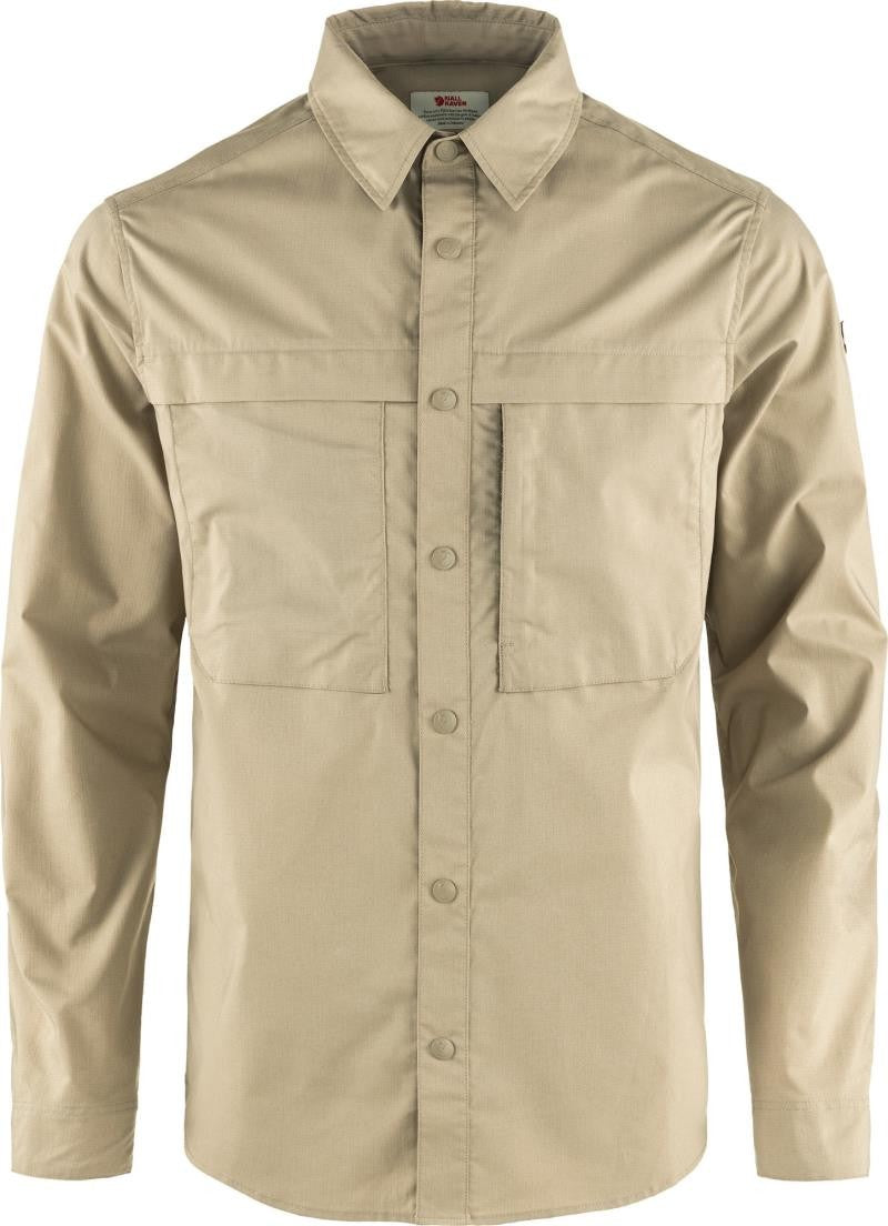 Abisko Trail Shirt LS - Mens - fossil 1
