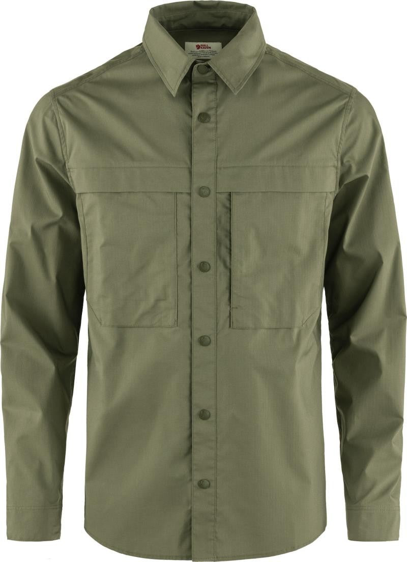 Abisko Trail Shirt LS - Mens - green 1