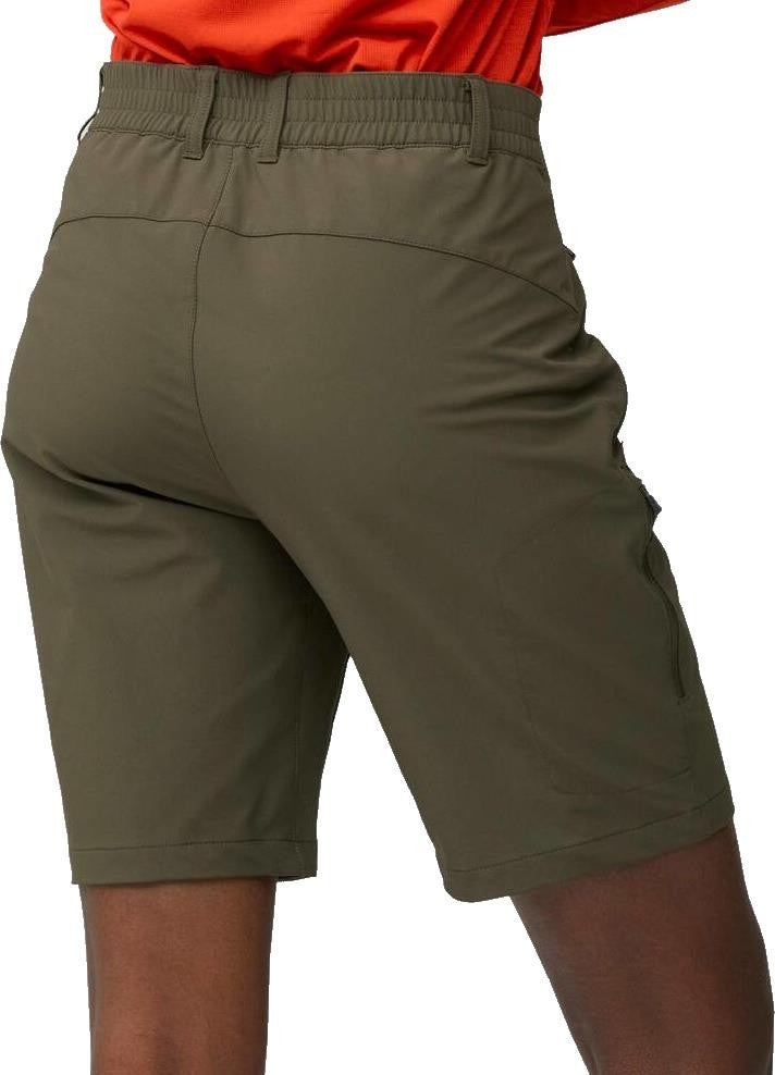 Abisko Trail Stretch Shorts - Womens - deep forest 1