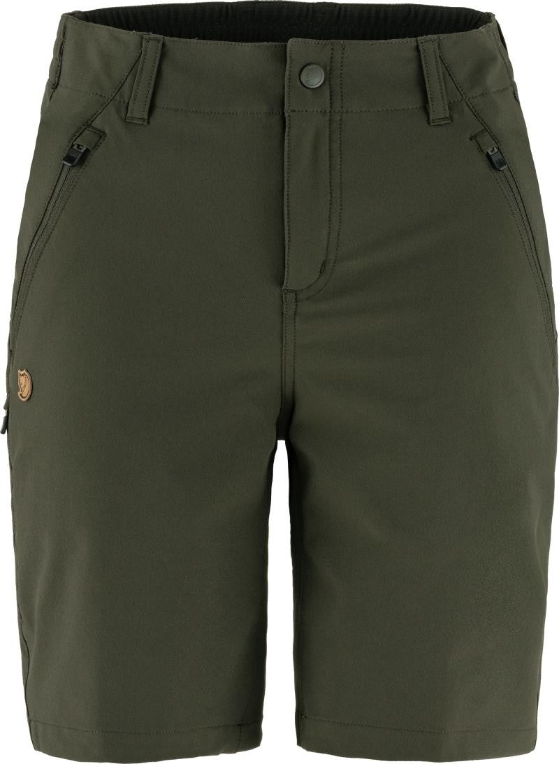 Abisko Trail Stretch Shorts - Womens - deep forest 1