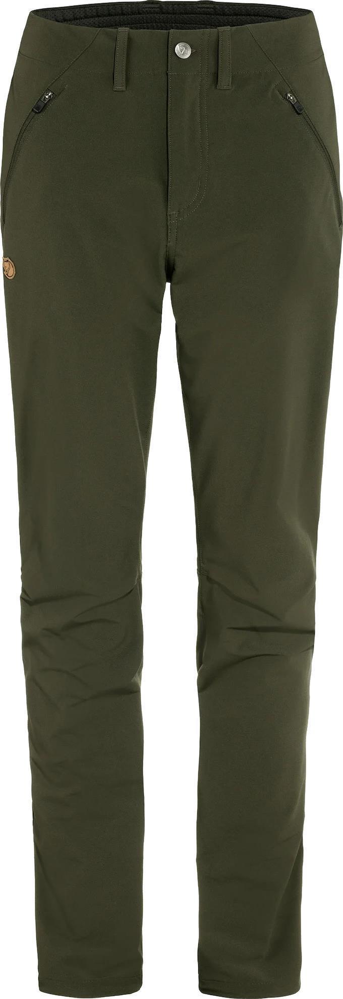 Abisko Trail Stretch Trousers, Reg - Womens - Deep Forest 1
