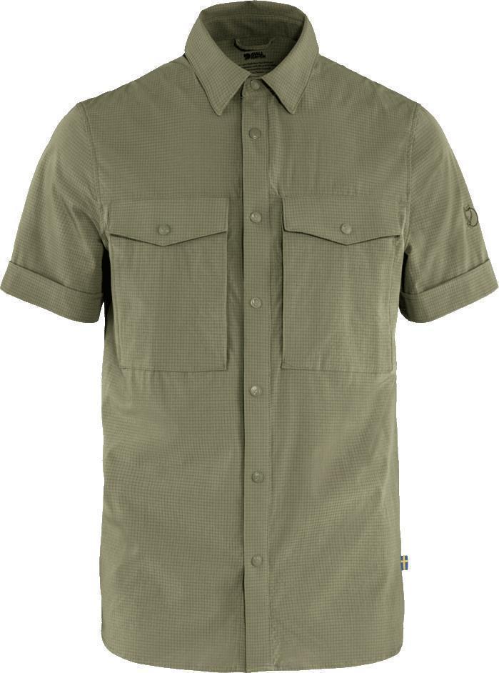 Abisko Trekking SS Shirt - Mens - Light Olive 1