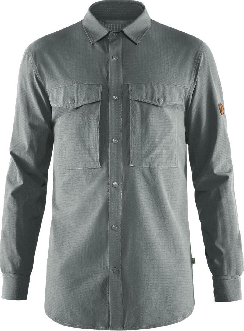 Abisko Trekking Shirt - Mens - Shark Grey 1