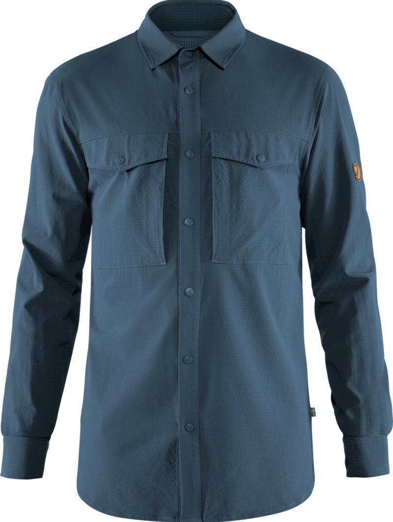 Abisko Trekking Shirt - Mens - Uncle Blue 1
