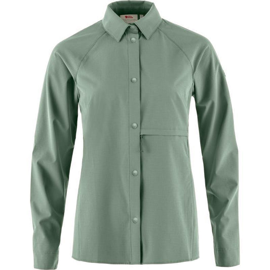 Abisko Trekking Shirt - Womens - Patina Green 1