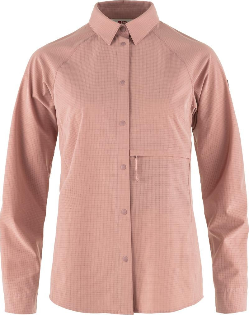 Abisko Trekking Shirt - Womens - dusty rose 1