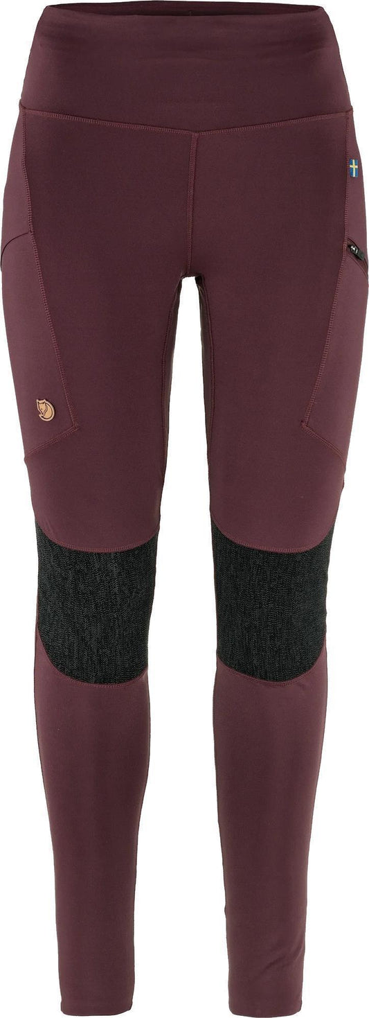 Abisko Trekking Tights HD - Womens - Port 1