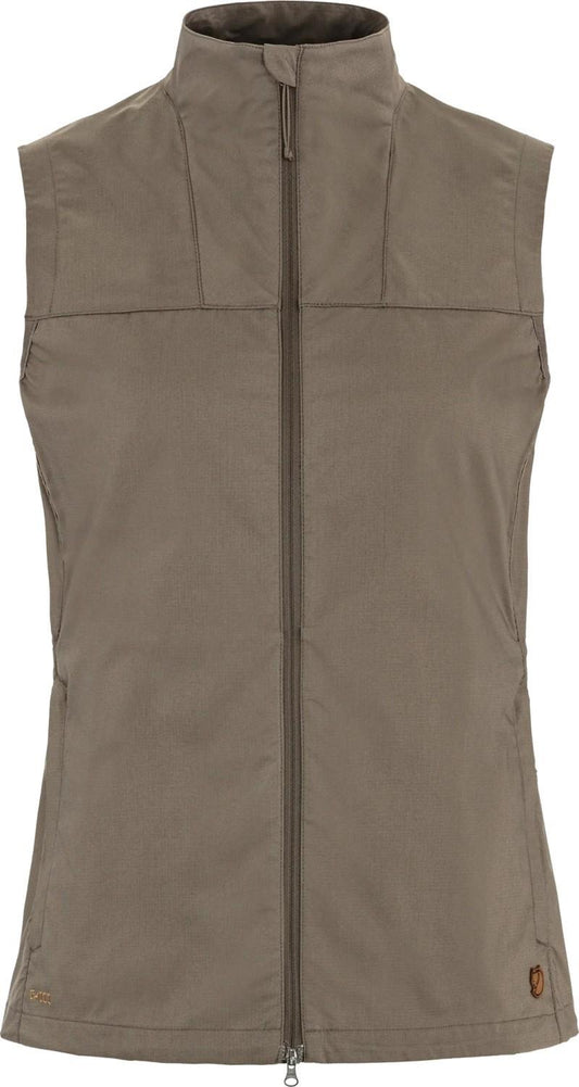 Abisko Vest - Womens - suede brown 1