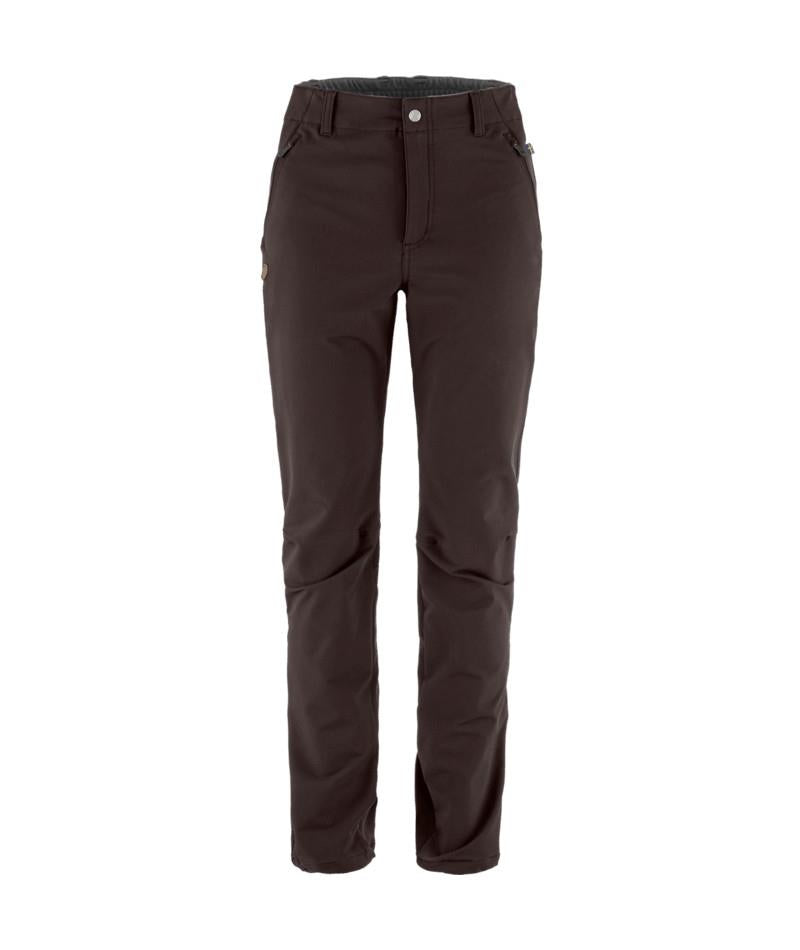 Abisko Winter Stretch Trousers, Reg - Womens - black oak 1