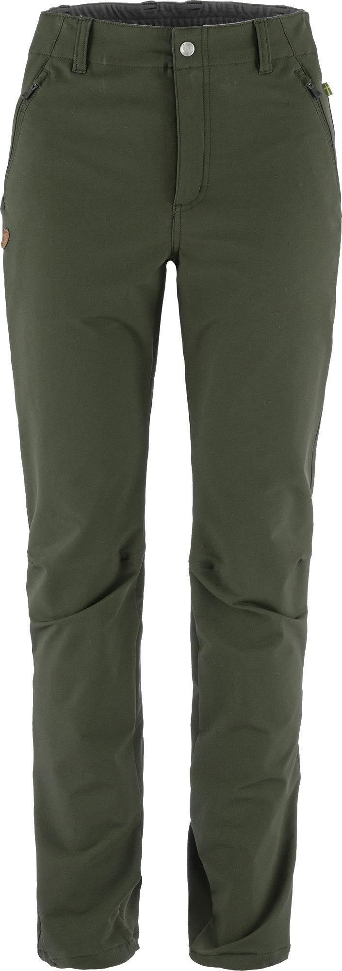 Abisko Winter Stretch Trousers, Short - Womens - deep forest 1