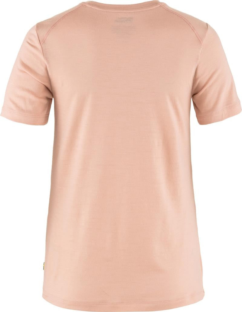 Abisko Wool Fox SS - Womens - chalk rose / port 1