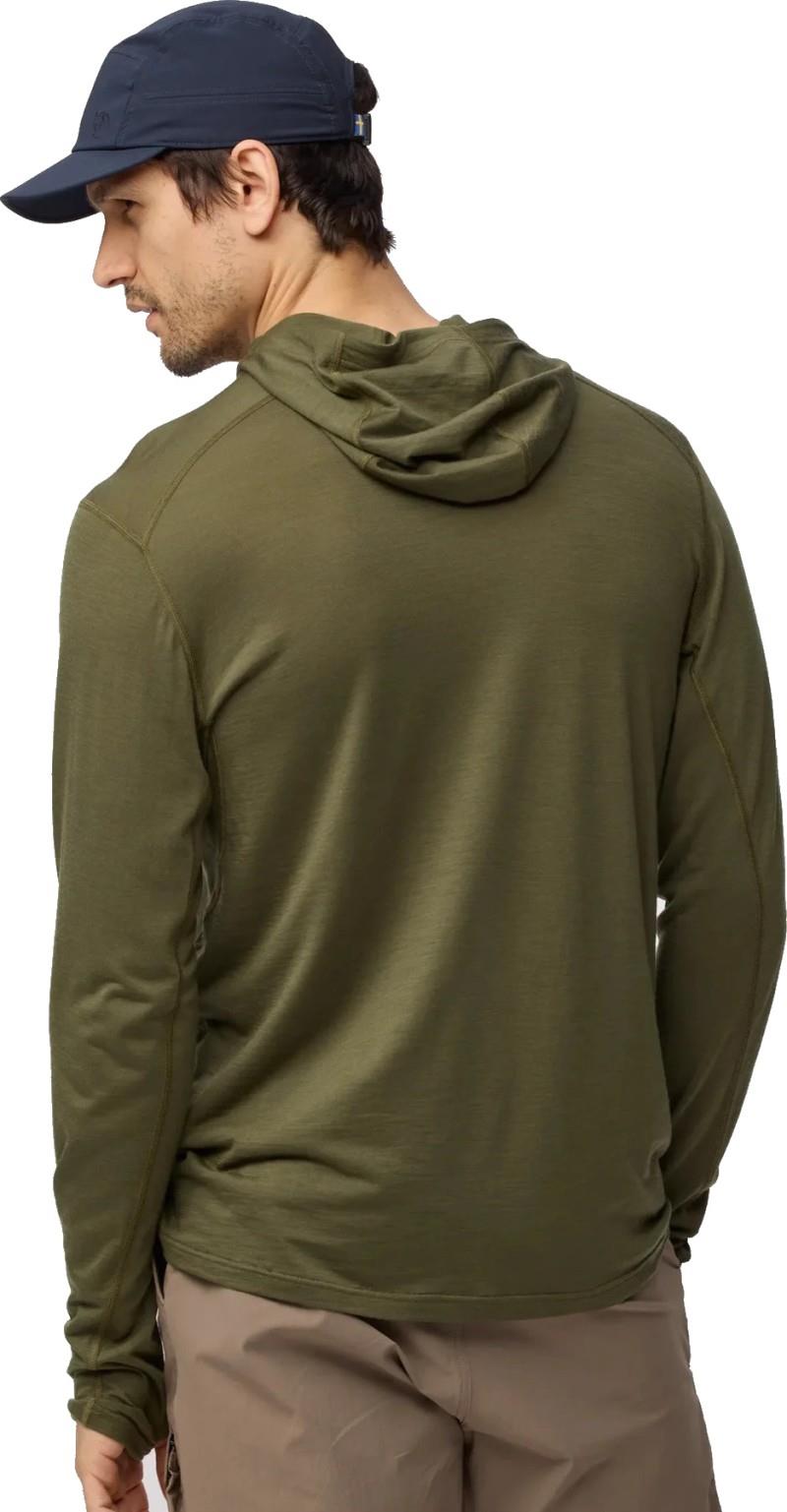 Abisko Wool Hoodie - Mens - laurel green 1