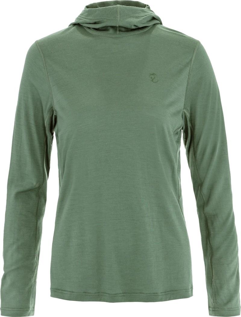 Abisko Wool Hoodie - Womens - patina green 1