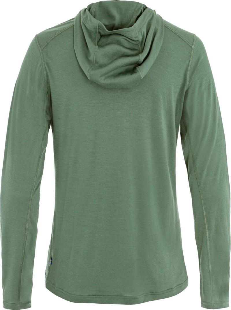 Abisko Wool Hoodie - Womens - patina green 1