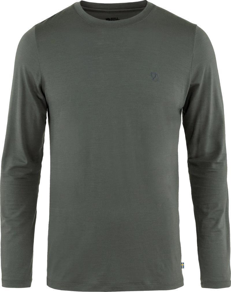 Abisko Wool LS T-Shirt - Mens - Basalt 1