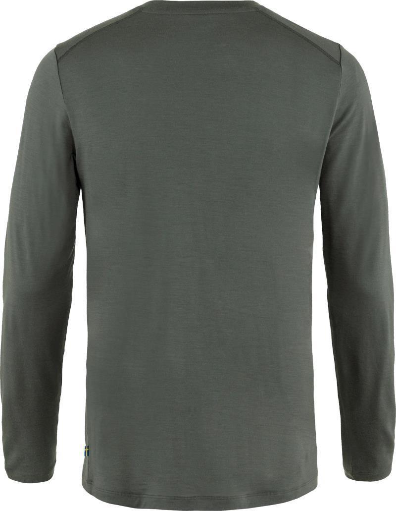 Abisko Wool LS T-Shirt - Mens - Basalt 2