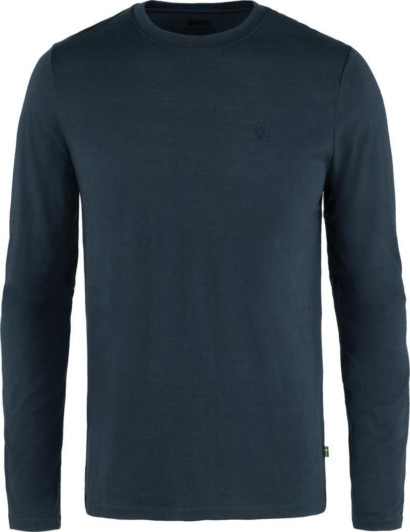Abisko Wool LS T-Shirt - Mens - Dark Navy 1